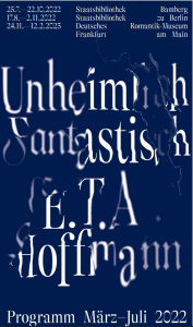Programmbroschüre Unheimlich Fantastisch - E.T.A. Hoffmann 1