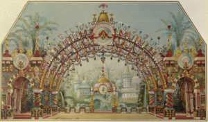 Tchaikovsky, Nutcracker, by Ivanov. Tchaikovsky, Pyotr Ilyich; Russian composer; 1840-1893. Works: The Nutcracker (ballet; libretto by Marius Petipa after E.T.A. Hoffmann. Premiered St.Peterburg 1893.-Stage design.-Watercolour, 1892, by Konstantin Ivanov (1859-1916). On paper. CREDIT akg Images / Universal Images Group Rights Managed / For Education Use Only Tchaikovsky, Nutcracker, by Ivanov.. Photo. Britannica ImageQuest, Encyclopædia Britannica, 25 May 2016. quest.eb.com.00878bk904d8.erf.sbb.spk-berlin.de/search/109_236971/1/109_236971/cite. Accessed 5 Jul 2019.