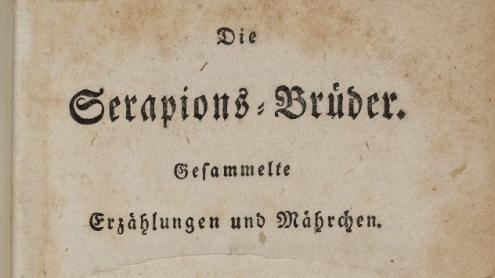 E.T.A. Hoffmann: Die Serapions-Brüder. Gesammelte Erzählungen und Mährchen. Berlin: G. Reimer 1819. SBB-PK Sign. 26 ZZ 211 / Lizenz: CC BY-NC-SA 3.0