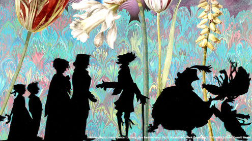 Bildausschnitt: Hans Günter Ludwig: Das fremde Kind, 2025. Staatsbibliothek Bamberg, I T 135td/9,2 (Foto: Gerald Raab)